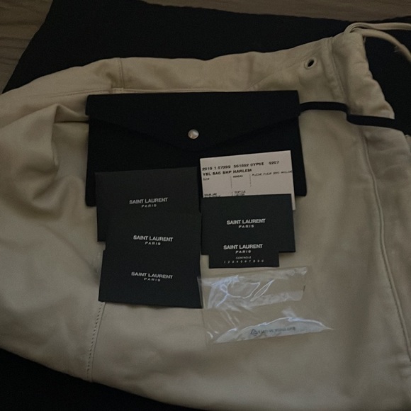 YSL authentic lamb skin bag. Card of authenticity. - Picture 11 of 17